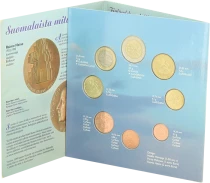 Finnland BU Euro Coin Set - 1 Cent to 2 Euros - 1999