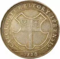 Flanders, Charles VI - Silver Token, Territory of Ypres - 1720