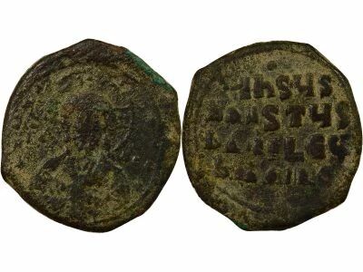 Follis, Anonymous, Class A2 - 976 / 1035 Constantinople, Var. 4