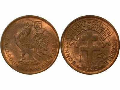 Franc, French Mandate, Free France - 1943 Pretoria