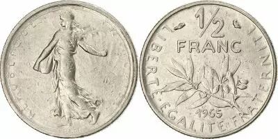 France � franc Semeuse - 1965