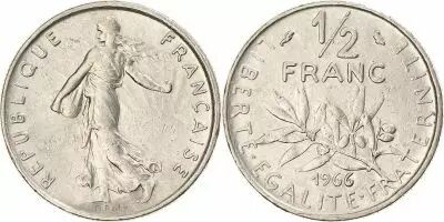 France � franc Semeuse - 1966