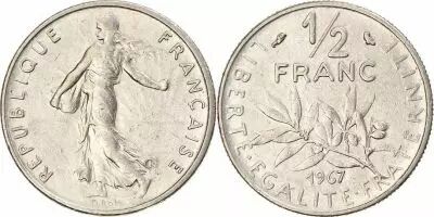 France � franc Semeuse - 1967