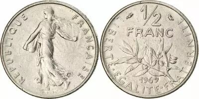 France � franc Semeuse - 1969