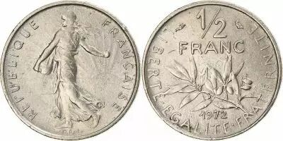 France � franc Semeuse - 1972