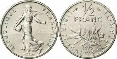 France � franc Semeuse - 1974