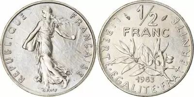 France � franc Semeuse - 1983