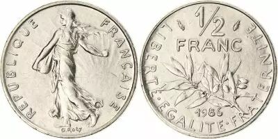 France � franc Semeuse - 1986 - BU