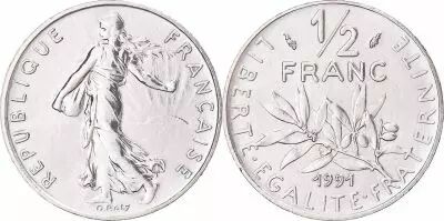 France � franc Semeuse - 1991