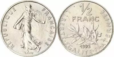 France � franc Semeuse - 1993