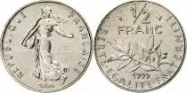 France &frac12; franc Semeuse - 1999 - BU