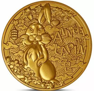 France - Monnaie de Paris 1/4 Euros FRANCE 2023 - Ann�e du Lapin
