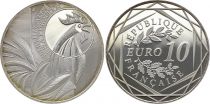 France - Monnaie de Paris 10 Euros, Coq - 2011 - Argent  - Frappe BE