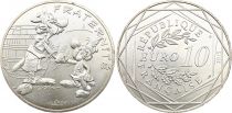 France - Monnaie de Paris 10 Euros Argent - Astérix et Obélix - Jolitorax et Astérix - Monnaie de Paris 2015