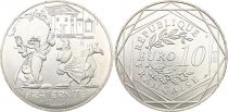France - Monnaie de Paris 10 Euros Argent - Astérix et Obélix - Panoramix - Monnaie de Paris 2015