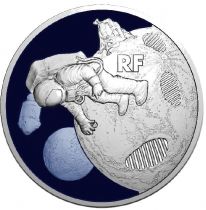 France - Monnaie de Paris 10 Euros Argent BE 2019 - Les 50 ans des premiers pas sur la Lune (MDP)