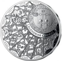 France - Monnaie de Paris 10 Euros Argent BE FRANCE 2022 - Année du Tigre