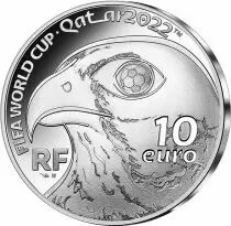France - Monnaie de Paris 10 Euros Argent BE France 2022 - Coupe du Monde FIFA 2022 Qatar