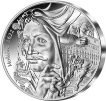France - Monnaie de Paris 10 Euros Argent BE France 2022 - Molière - L\'Art de la Plume 2022
