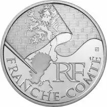 France - Monnaie de Paris 10 Euros Argent UNC - Franche Comt&eacute; 2010 - En coffret collector