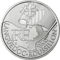 France - Monnaie de Paris 10 Euros Argent UNC - Languedoc Roussillon 2010 - En coffret collector
