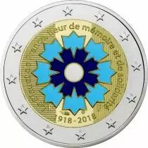 France - Monnaie de Paris 2 Euros Comm&eacute;mo. BE France 2018 - Armistice et Bleuet