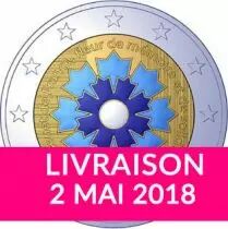 France - Monnaie de Paris 2 Euros Comm&eacute;mo. BE France 2018 - Armistice et Bleuet