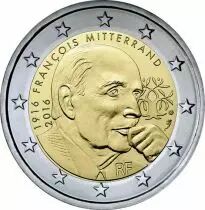 France - Monnaie de Paris 2 Euros Comm&eacute;mo. FRANCE 2016 BU - Fran&ccedil;ois Mitterrand