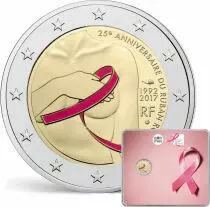 France - Monnaie de Paris 2 Euros Comm&eacute;mo. France 2017  frappe BU - Lutte contre le cancer du sein