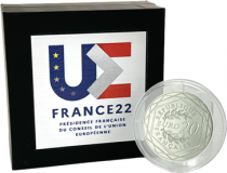 France - Monnaie de Paris 20 Euros BE Argent 2022 FRANCE - Présidence de l\'UE (Rare)