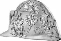 France - Monnaie de Paris 200 ans de la mort de Napol&eacute;on Bonaparte - Bicorne - 10 Euros Argent BE FRANCE 2021
