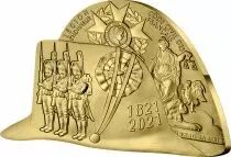 France - Monnaie de Paris 200 ans de la mort de Napol&eacute;on Bonaparte - Bicorne - 200 Euros Or BE FRANCE 2021