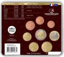 France - Monnaie de Paris 200 ans de la mort de Napol&eacute;on Bonaparte - Miniset  BU FRANCE 2021 (MDP)