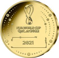 France - Monnaie de Paris 200 Euros Or BE France 2021 - Coupe du Monde FIFA 2022 Qatar