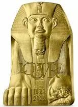 France - Monnaie de Paris 200 Euros Or BE France 2022 - Louvre  Excellence à la française (MDP) - pièce de forme