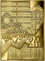 France - Monnaie de Paris 200 Euros Or BE France 2023 - Jeune fille soufflant dans une pipe de verre -  Chefs d\'?uvre des musées