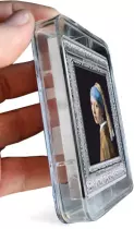 France - Monnaie de Paris 250 Euros 1/2 Kg Argent BE France 2021 Rectangle - La Jeune Fille &agrave; la Perle de Vermeer - Chefs d\'Oeuv