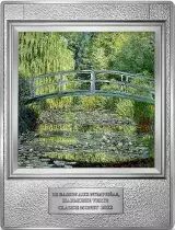 France - Monnaie de Paris 250 Euros 1/2 Kg Argent BE France 2022 - Bassin aux Nymphéas - Harmonie verte de Monet - Chefs d\'Oeuvr