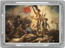 France - Monnaie de Paris 250 Euros Argent Couleur BE France 2023 - La Libert&eacute; Guidant le Peuple -  Chefs d\'?uvre des mus&eacute;es (MD