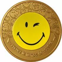 France - Monnaie de Paris 50 ans du Smiley - mini-médaille NordicGold 1 - 2022 par La Monnaie de Paris