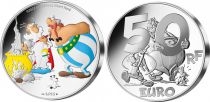 France - Monnaie de Paris 50 Euro Obélix et Panoramix- 2022 - Frappe BE - Série ASTERIX - dispo 10-05-2022 - Argent 5 Onces