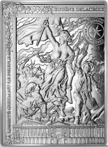 France - Monnaie de Paris 50 Euros Argent (100 g) BE France 2023 - La Libert&eacute; guidant le Peuple -  Chefs d\'?uvre des mus&eacute;es (MDP