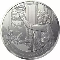 France - Monnaie de Paris 50 Euros Argent (5 Onces) BE France 2021 - Le Sacre de Napol&eacute;on -  Le Louvre - Chefs d\'Oeuvre des mus&eacute;