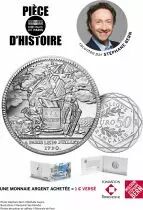 France - Monnaie de Paris 50 Euros Argent 2019 - Le 14 Juillet - Pi&egrave;ce d\'Histoire (Vague 1)