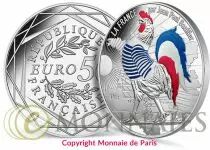 France - Monnaie de Paris 50 Euros Argent COULEUR France 2017 - Coq Marini&egrave;re  La France par JP Gaultier (Vague 1)