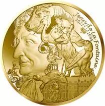 France - Monnaie de Paris 50 Euros Or BE France 2021 - Jean de la Fontaine - L\'Art de la Plume 2021