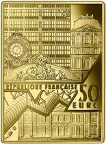 France - Monnaie de Paris 50 Euros Or BE France 2021 - La Jeune fille &agrave; la Perle de Vermeer -  Chefs d\'Oeuvre des mus&eacute;es (MDP)