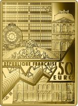 France - Monnaie de Paris 50 Euros Or BE France 2023 - Marie-Antoinette à la rose -  Chefs d\'?uvre des musées (MDP)