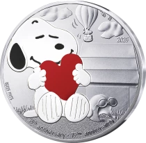 France - Monnaie de Paris 75 ans de Snoopy - 10 Euros couleur Argent 2025