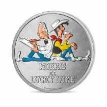 France - Monnaie de Paris Album Collector et m&eacute;daille exclusive - 75 ans de Lucky Luke 2021 par La Monnaie de Paris